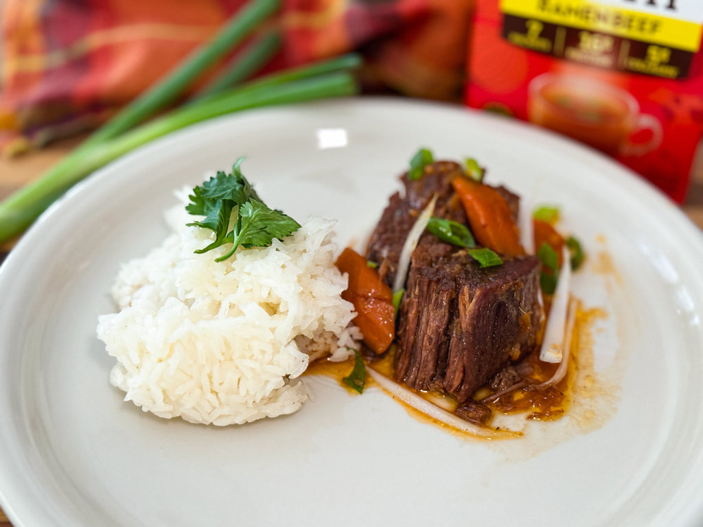 One-Pot Ramen Roast Beef