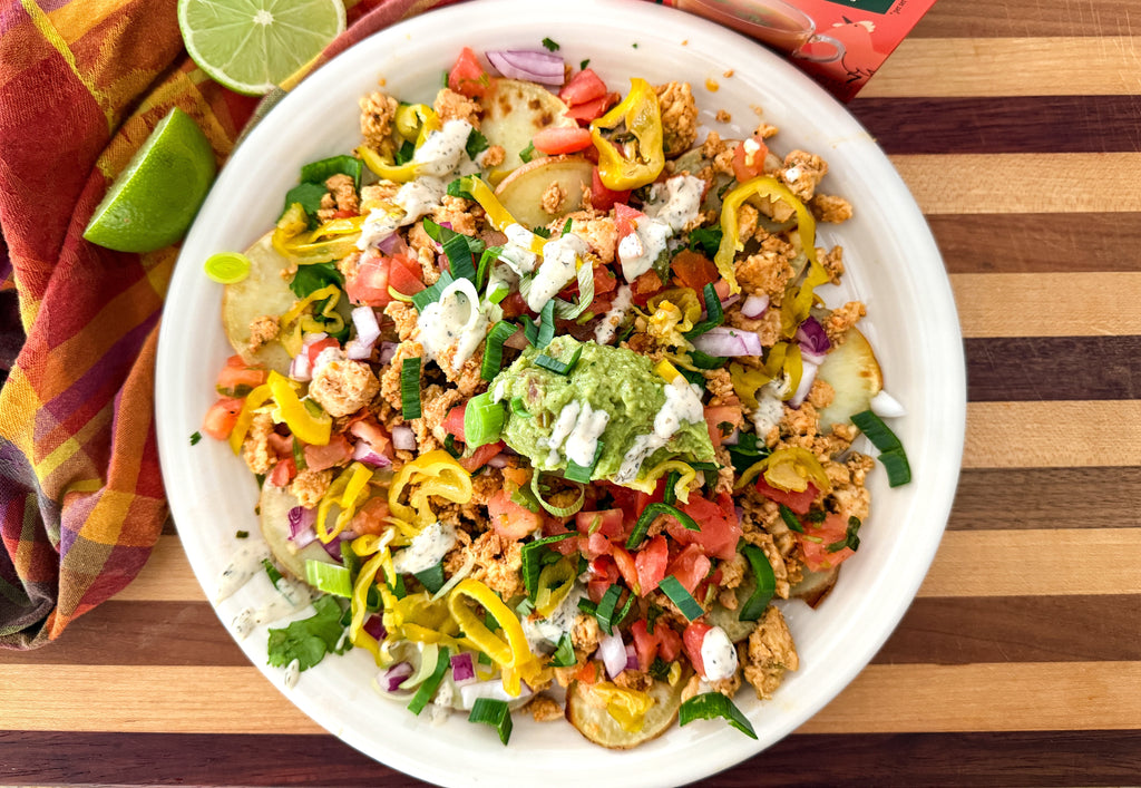 Paleo Buffalo Chicken Nachos