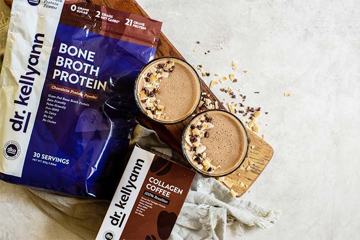 Smoothie de kéfir glacé Mocha &ndash; Dr. Kellyann