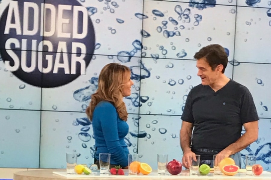 Sparkling Water and Teatoxing With Dr. Oz