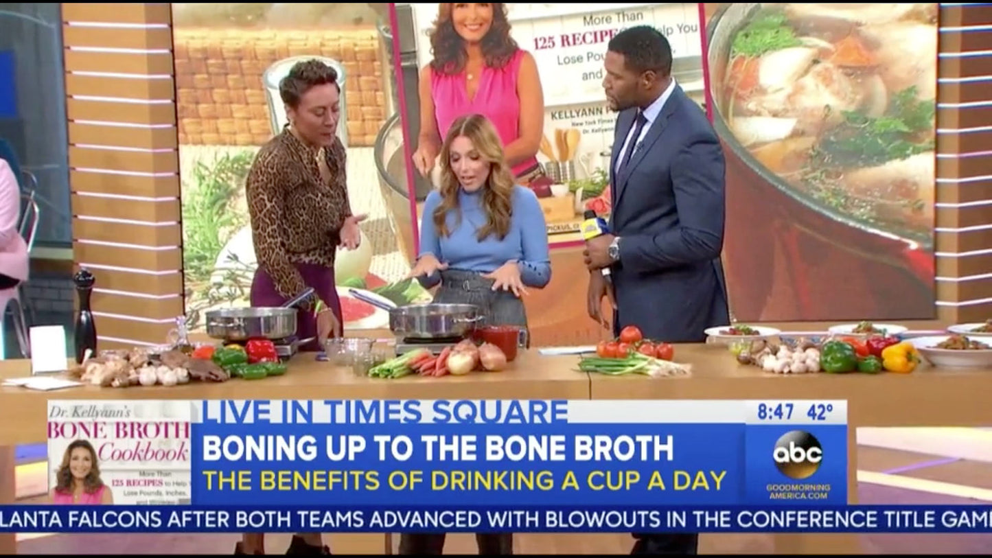 Dr. Kellyann Shares Recipes from Her New Bone Broth Diet Cookbook on Good Morning America