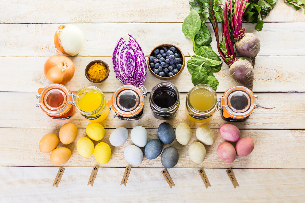 Colorants d'oeufs de Pâques naturels &ndash; Dr. Kellyann