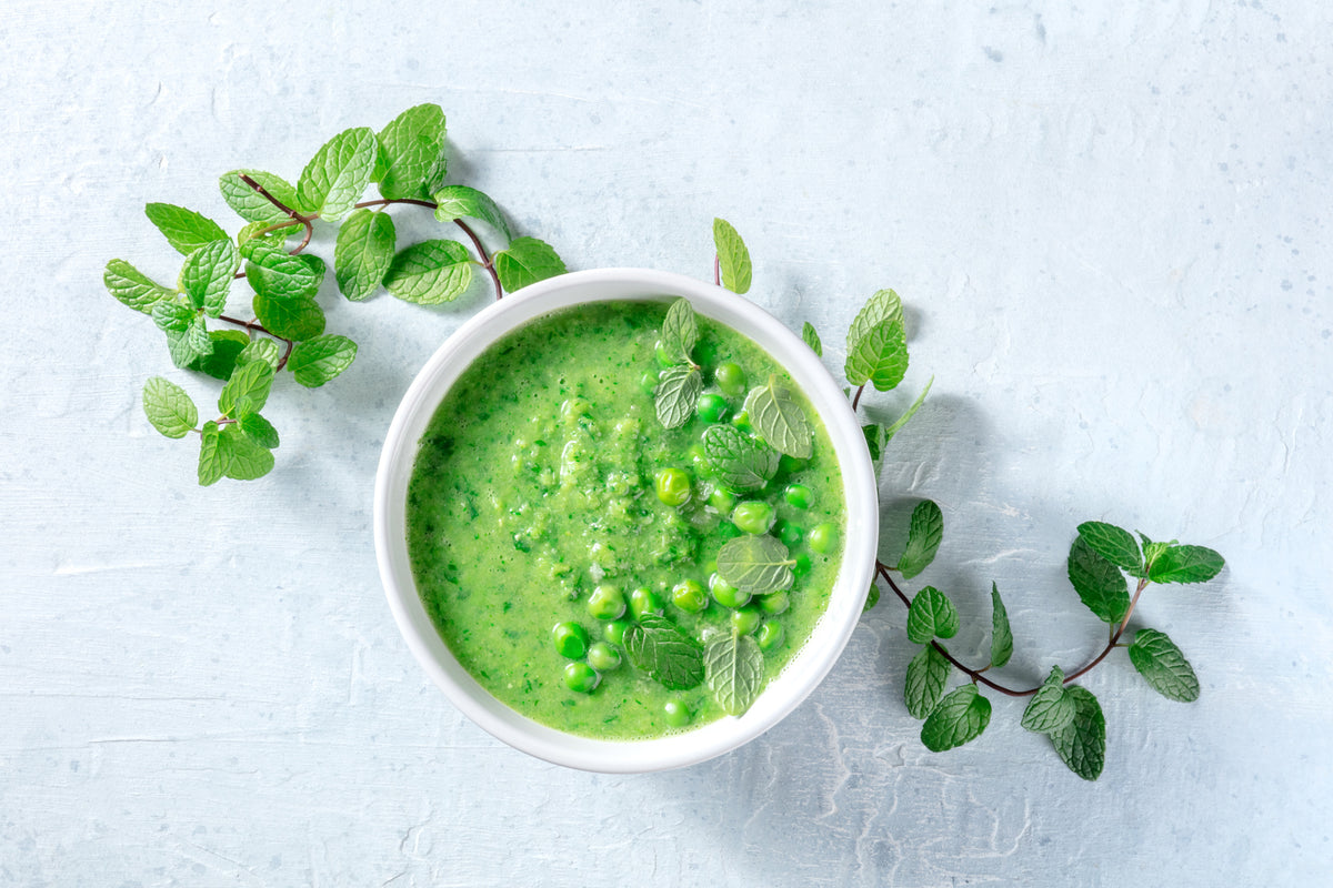 Minted Pea Soup  &ndash; Dr. Kellyann