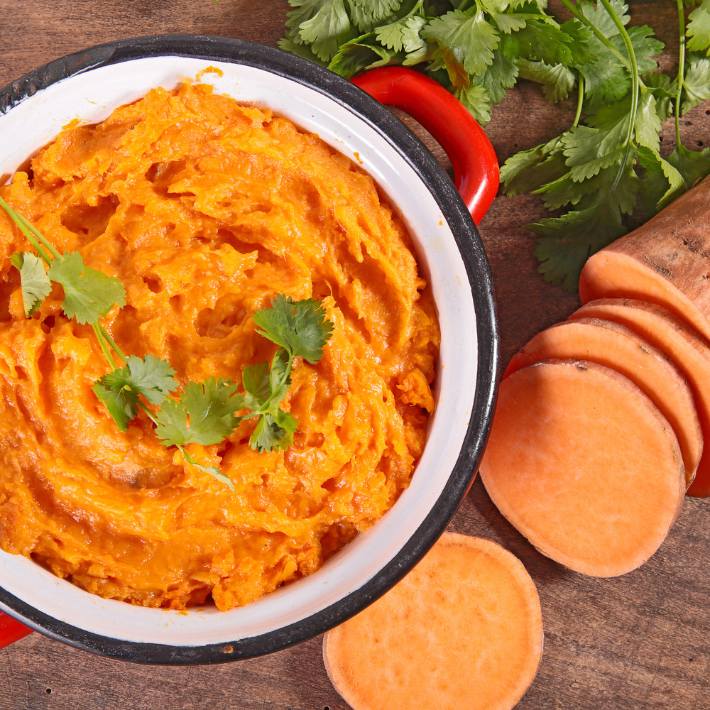 Sweet Potato Mash with Indian Spices