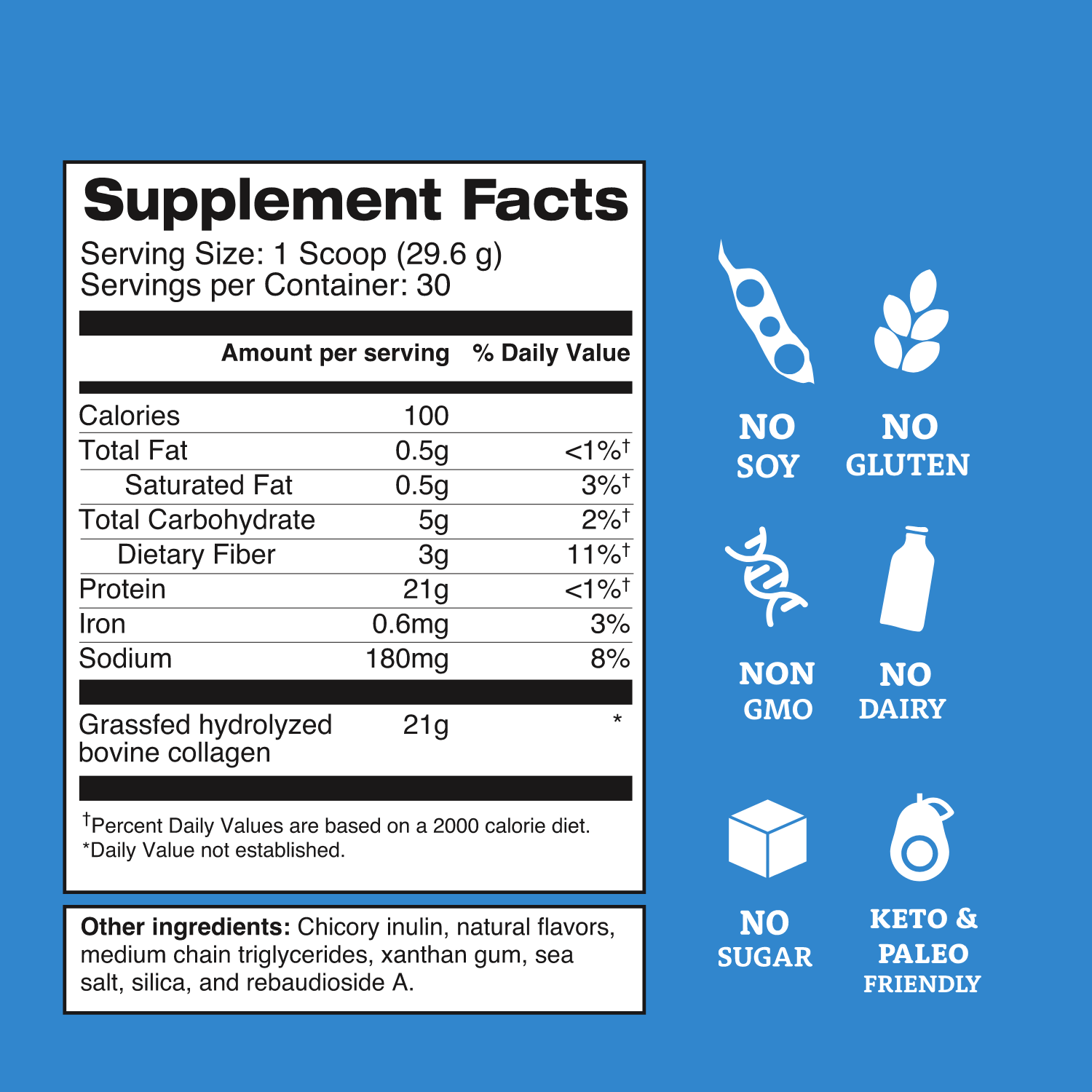 Vanilla Bone Broth Protein Powder
