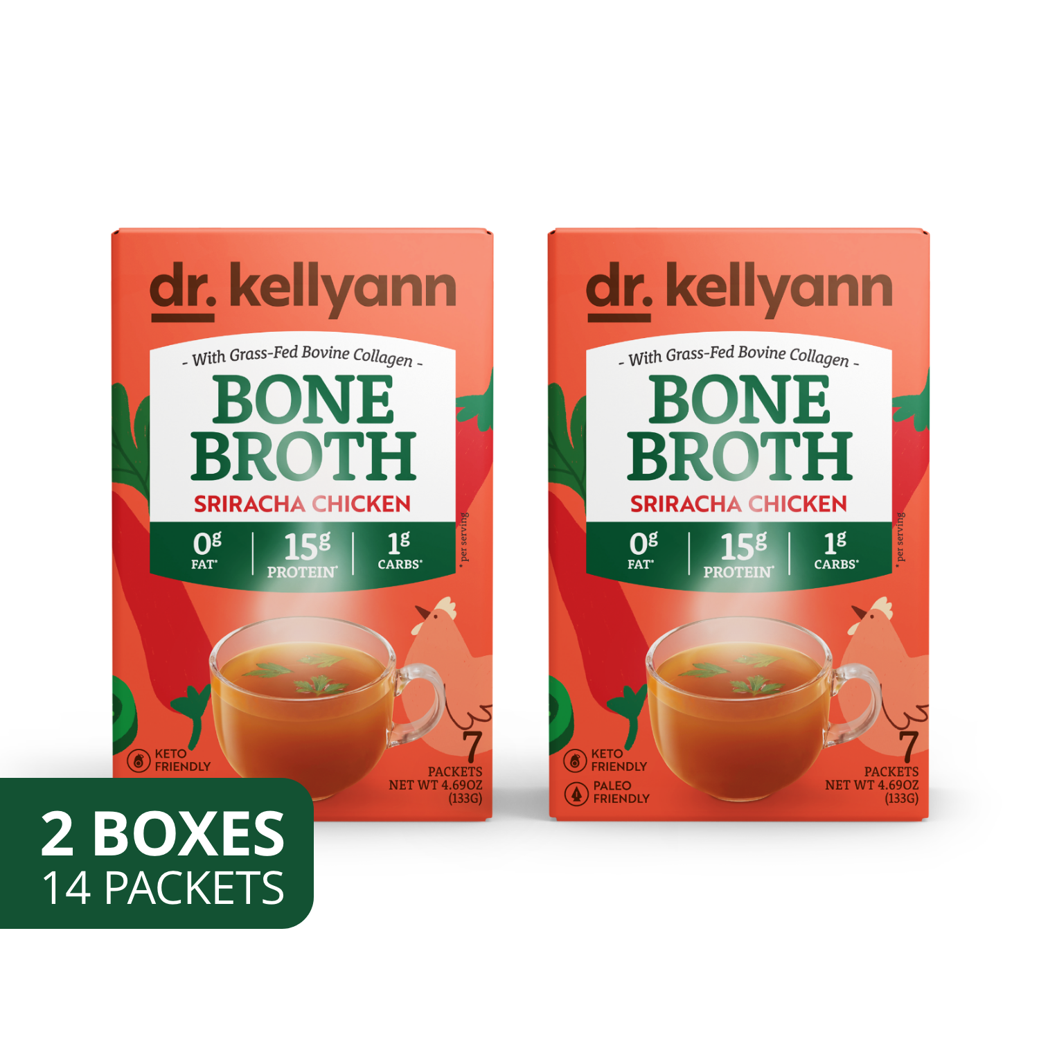 Sriracha Chicken Bone Broth