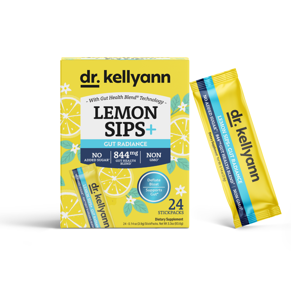 Lemon Sips Gut Radiance Dr Kellyann