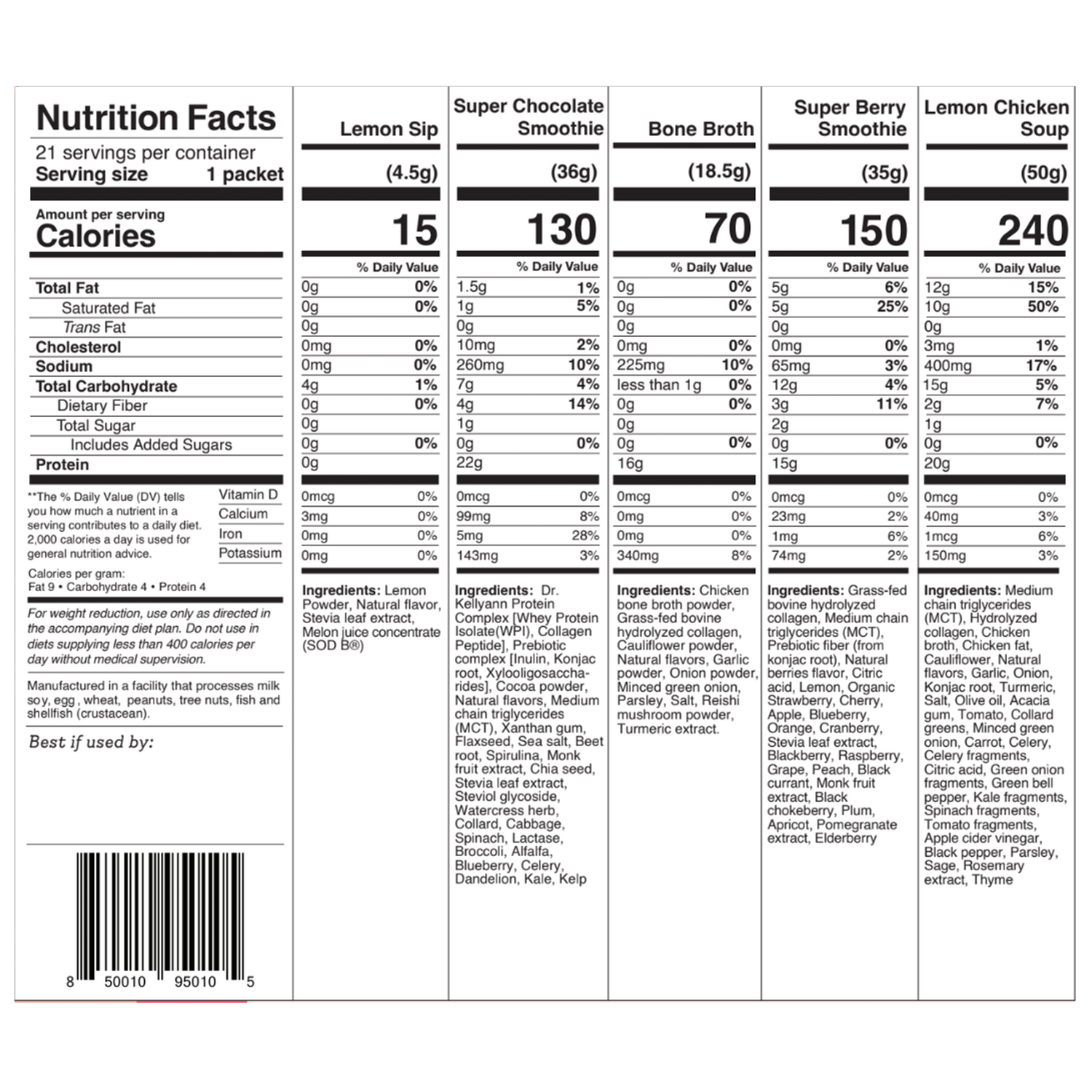 3-Day Cleanse and Reset Kit (Vanilla)