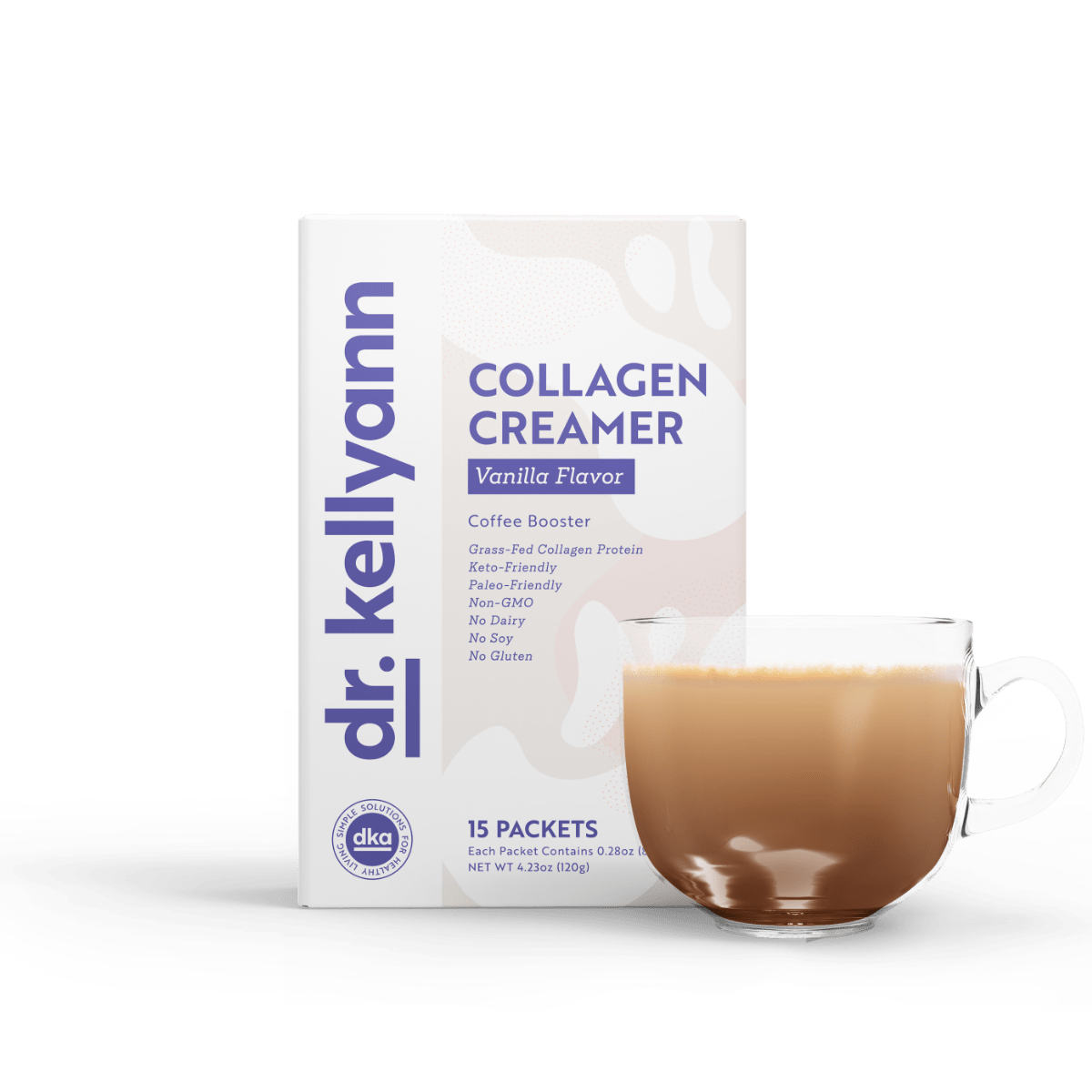Vanilla Collagen Coffee Creamer Collagen Drink Dr. Kellyann