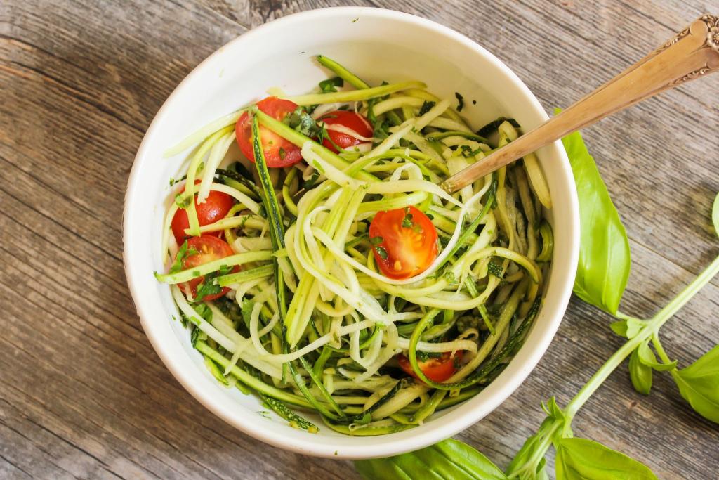 Zucchini Noodles in a bowl
