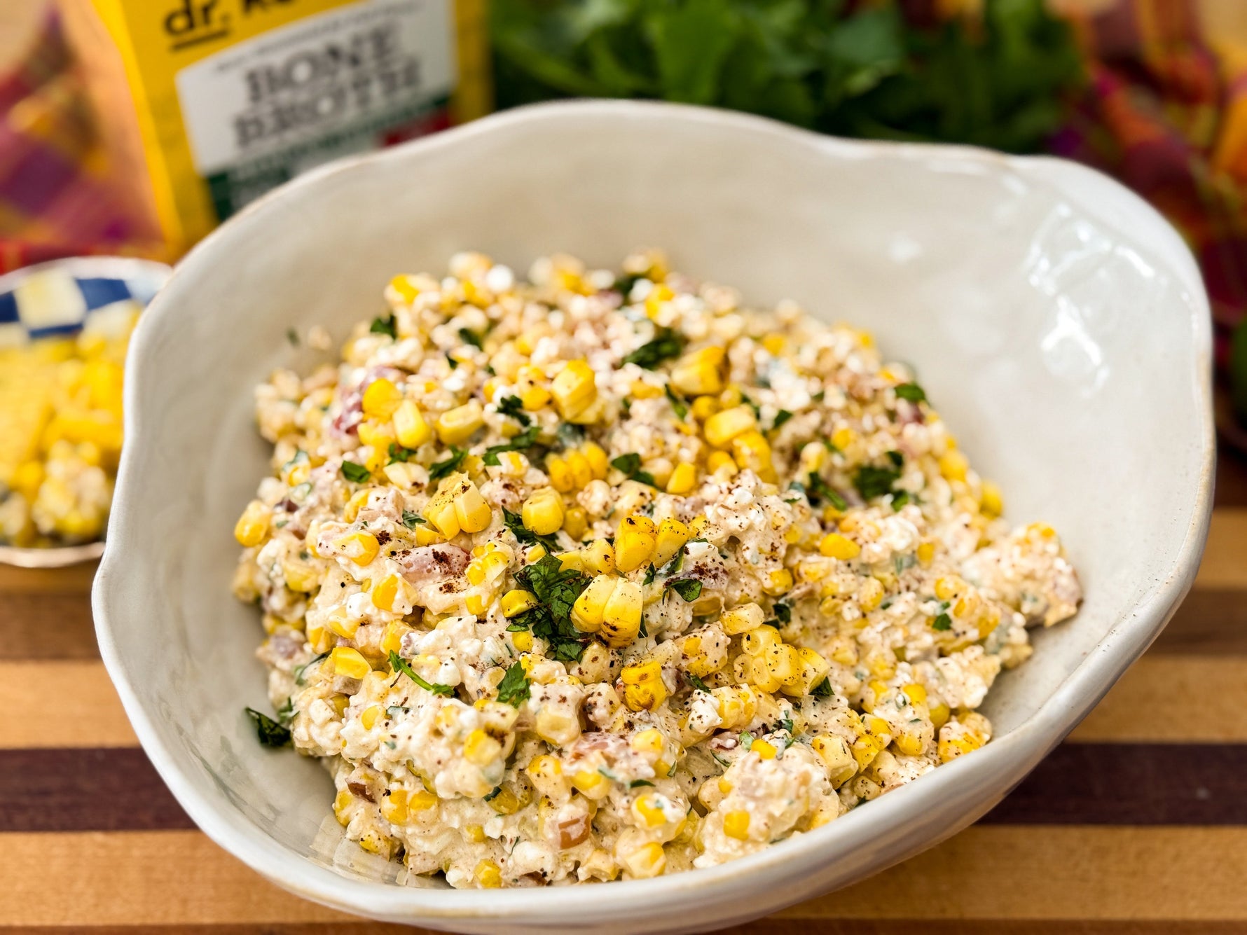 High-Protein Mexican Street Corn Dip