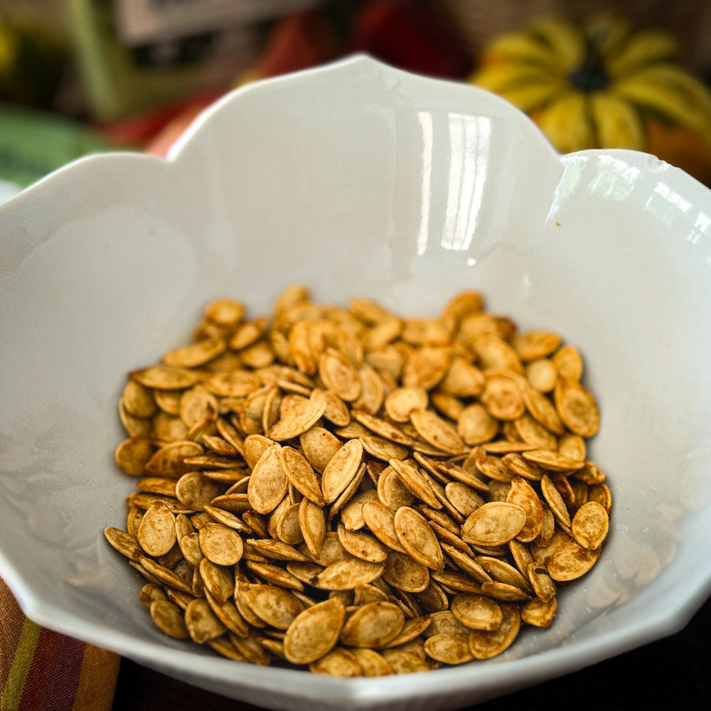 Roasted Rosemary Pumpkin Seeds