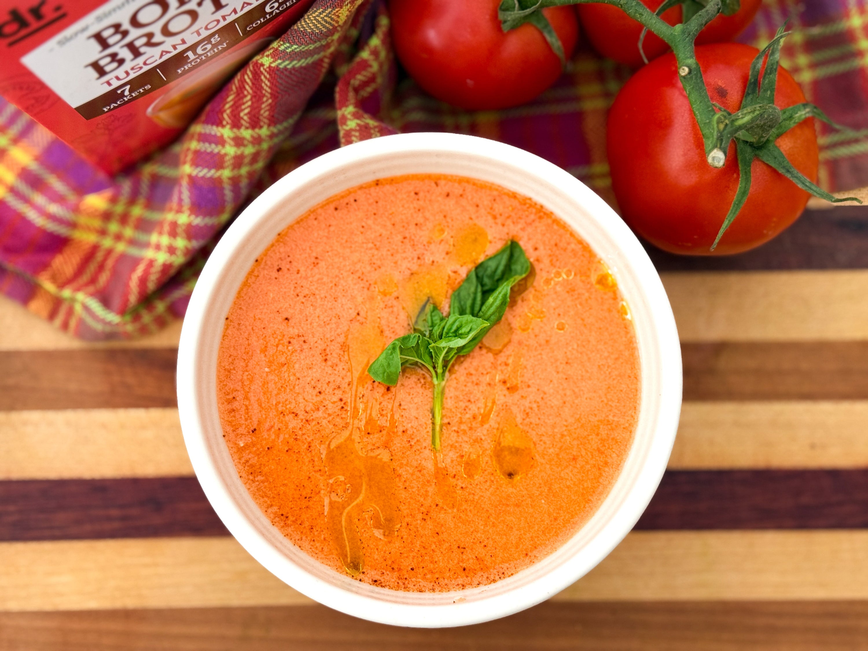 Tuscan Tomato Gazpacho Soup