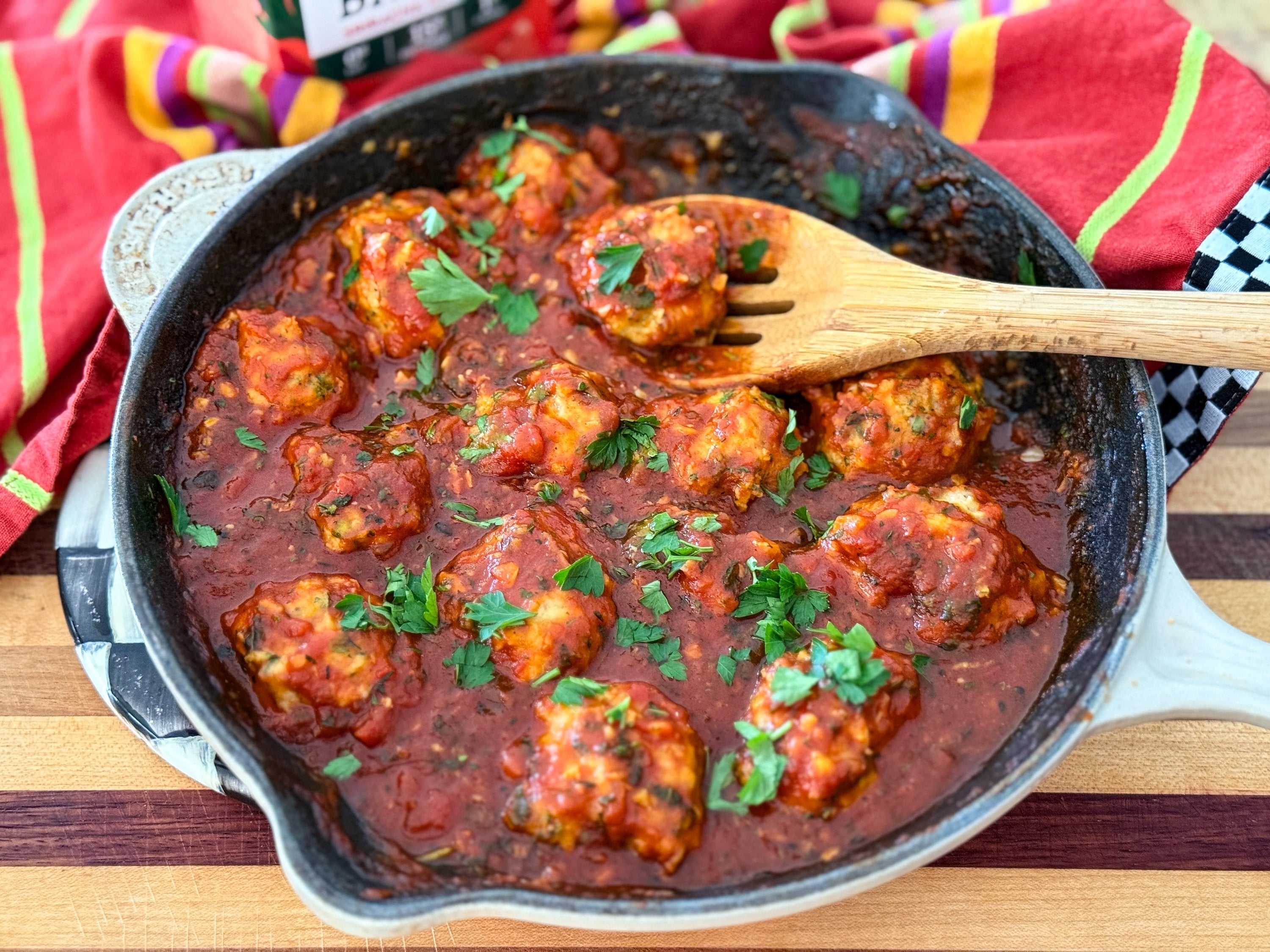 Honey Sriracha Chicken Meatballs