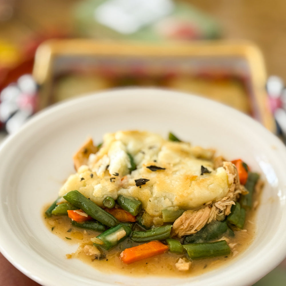 Leftover Turkey Shepherd's Pie