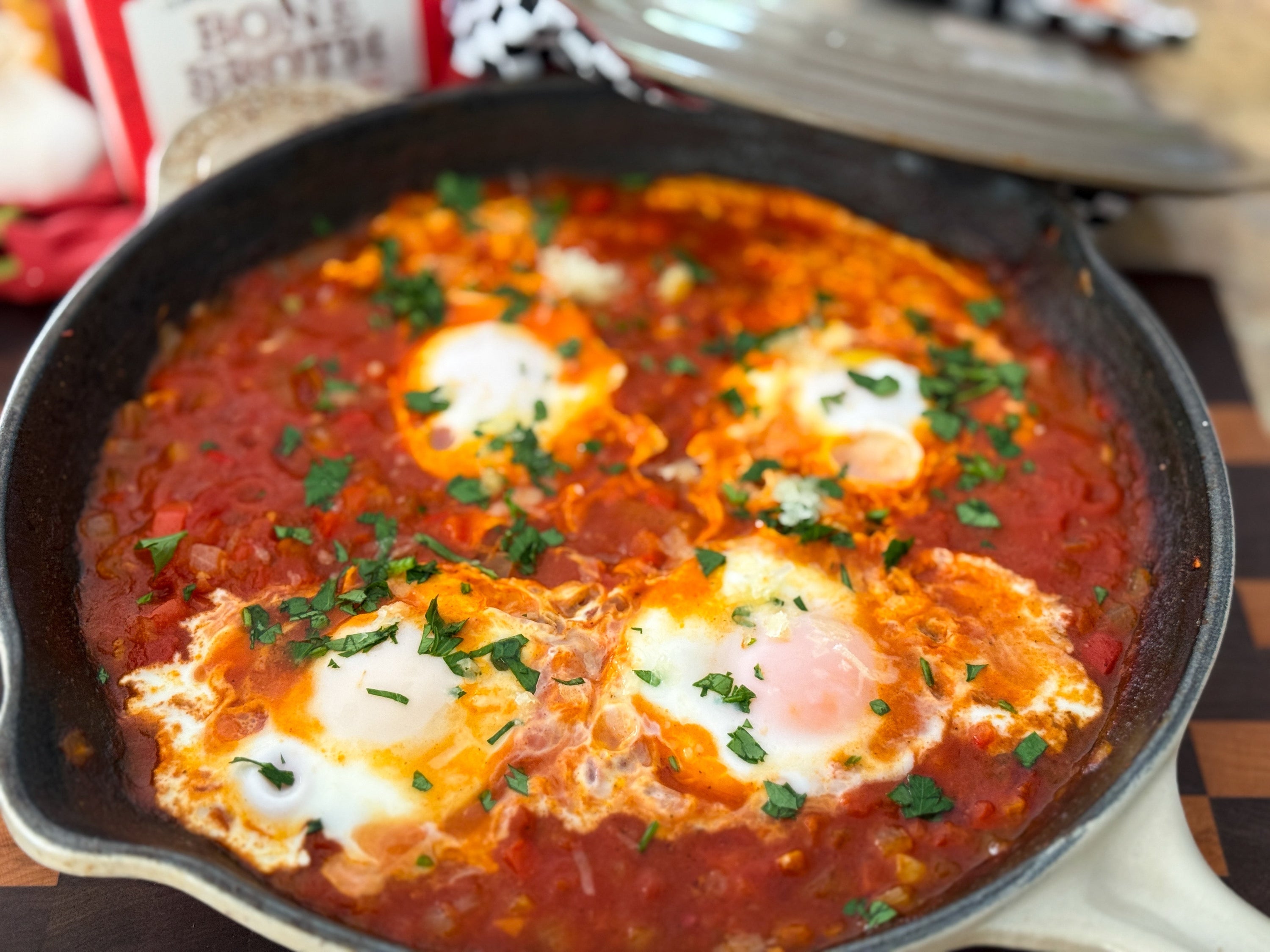 Shakshuka: The Best Bone Broth Poached Egg Recipe