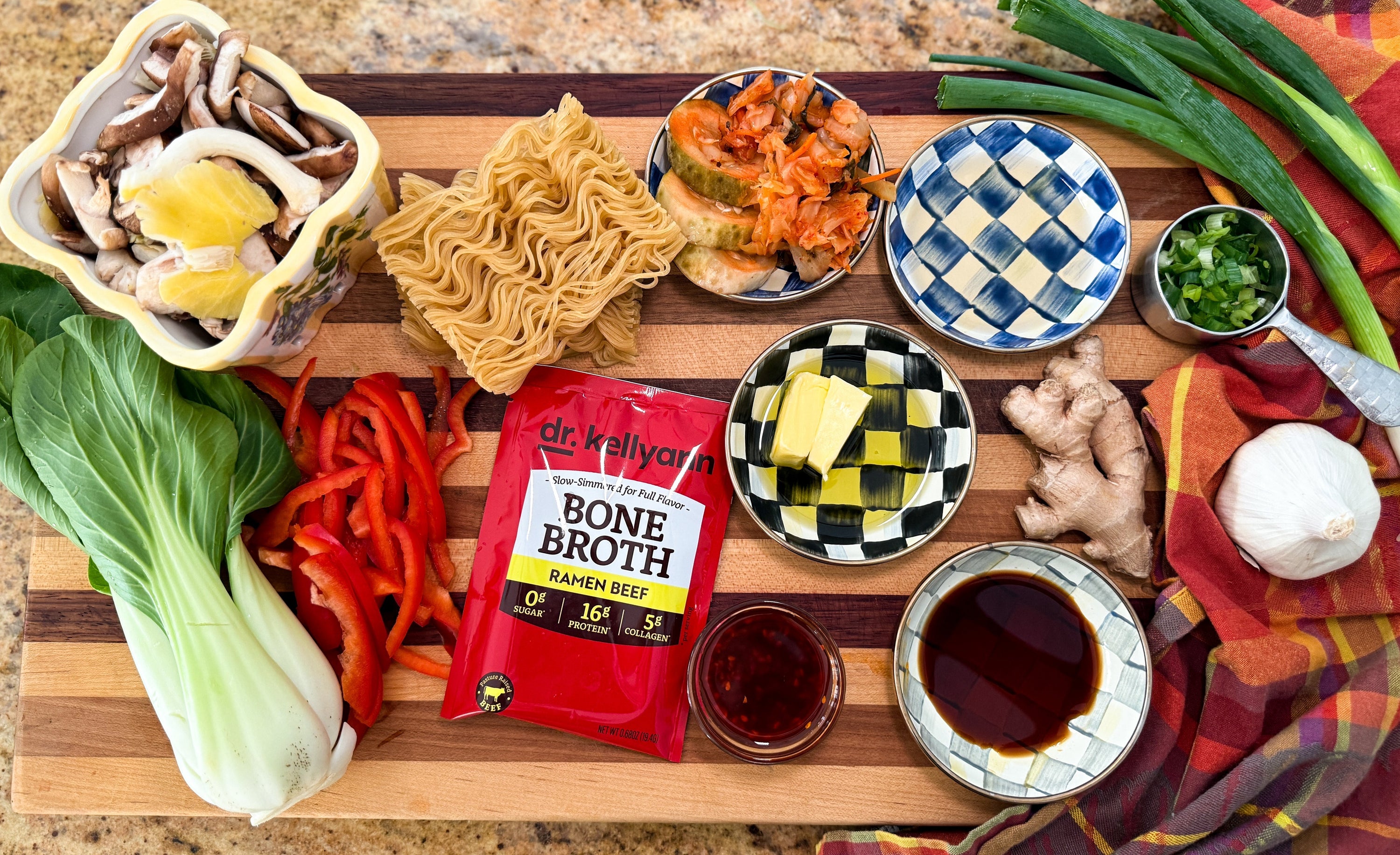 Mushroom Ramen with Kimchi Chili Oil