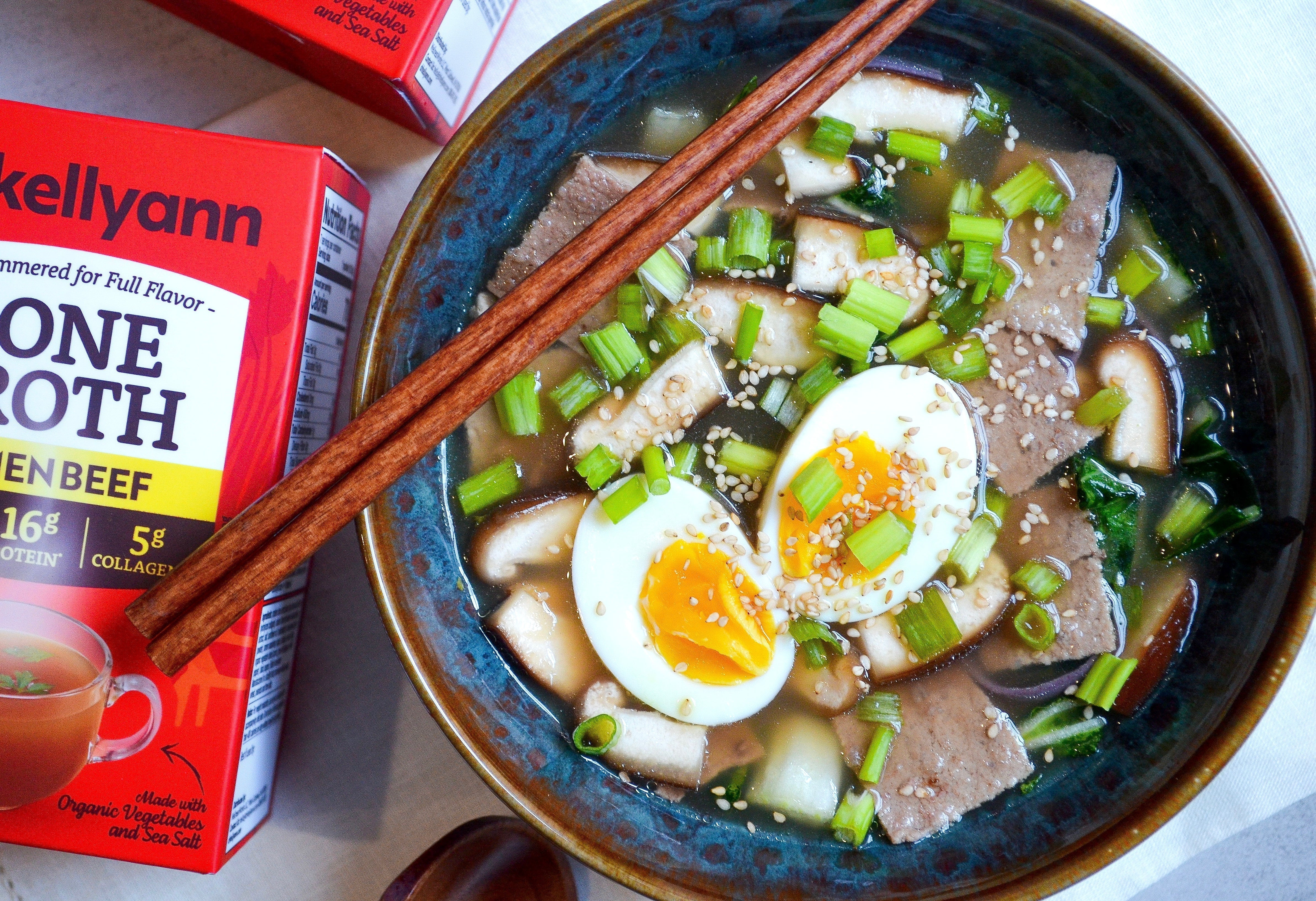 Ramen beef Bone Broth | Dr. Kellyann