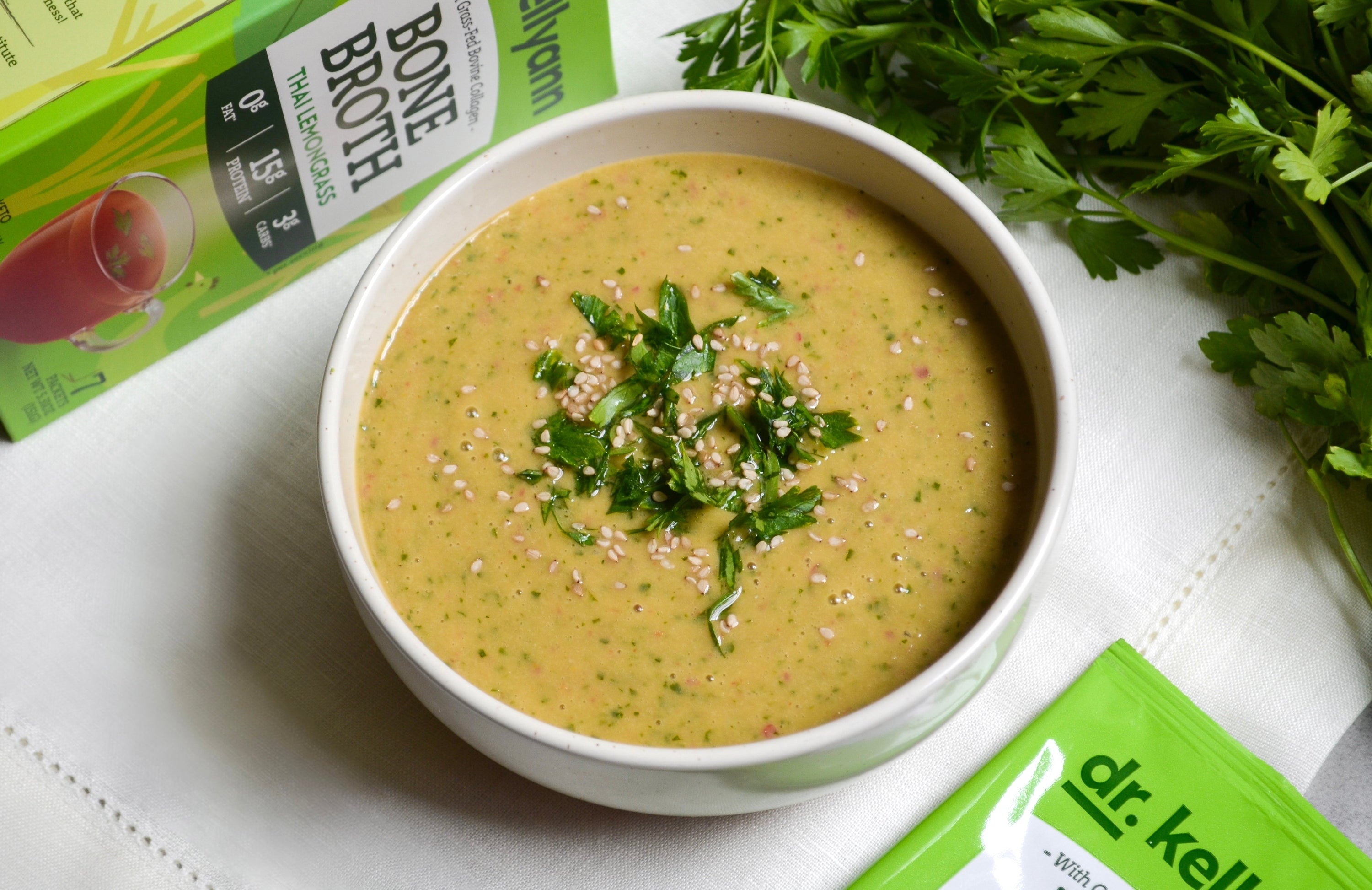 Chilled Avocado Cucumber Soup