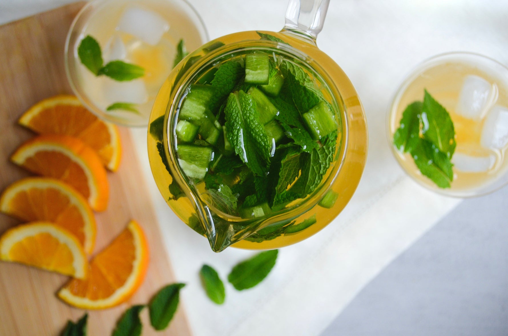 Jalapeño, Orange & Mint Detox Water