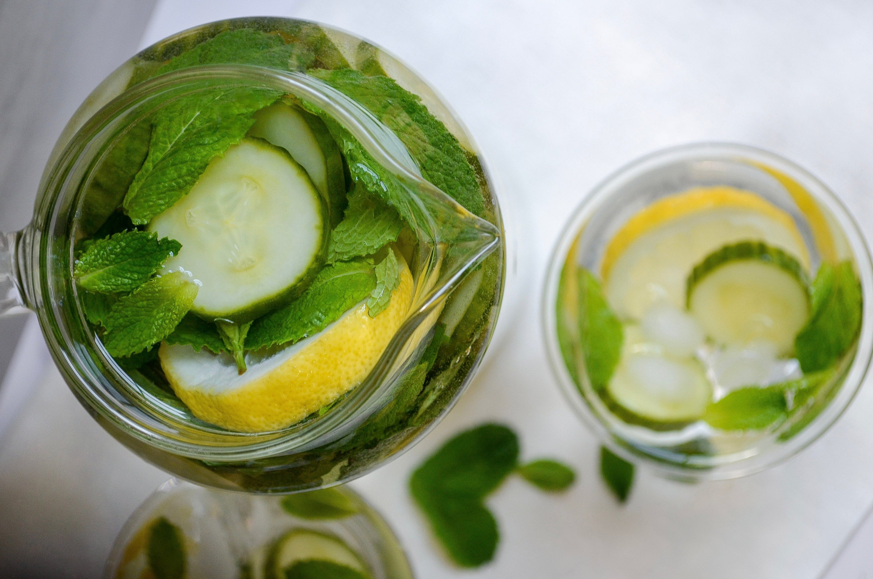 Minty Lemon & Lime Cucumber Water