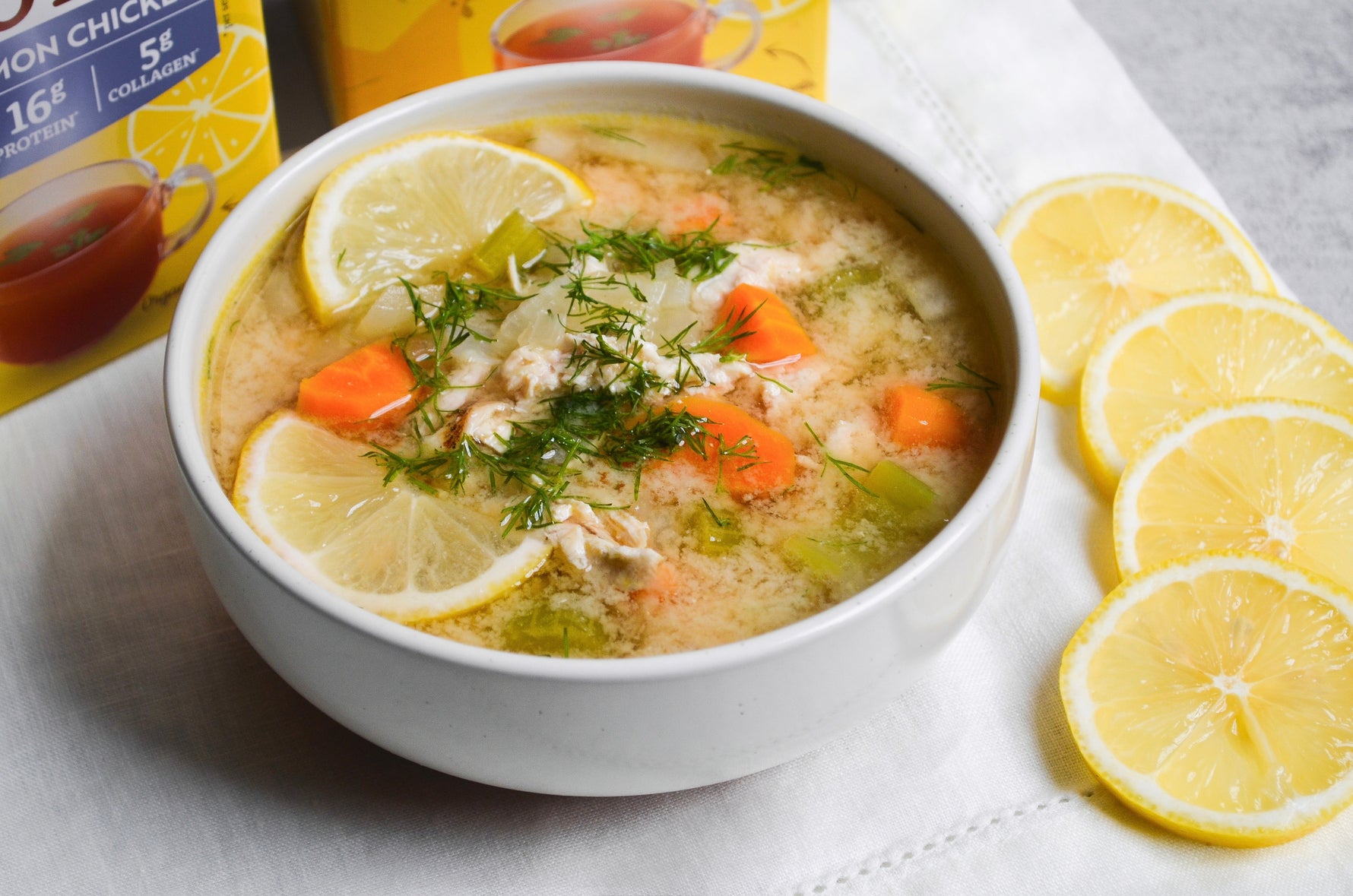 Avgolemono – Greek Lemon Chicken Soup