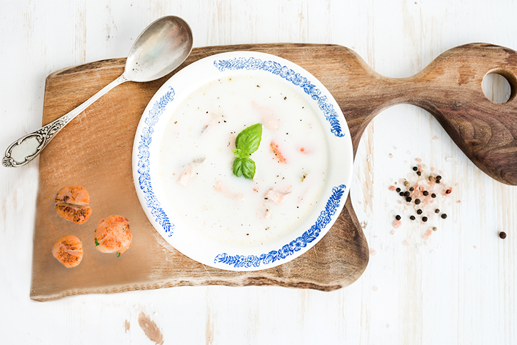Coconut Scallop Soup