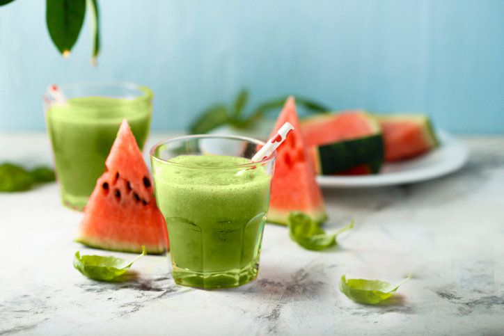 Cool Watermelon Green Smoothie