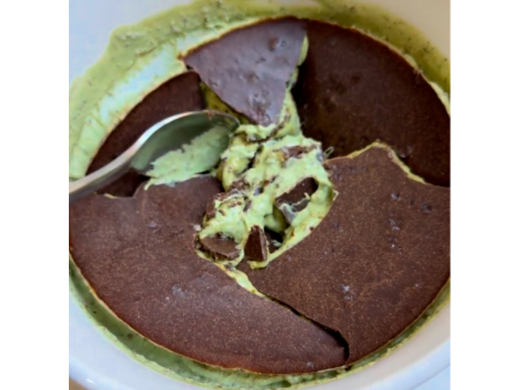 Chocolate Covered Raspberry Matcha Bowl