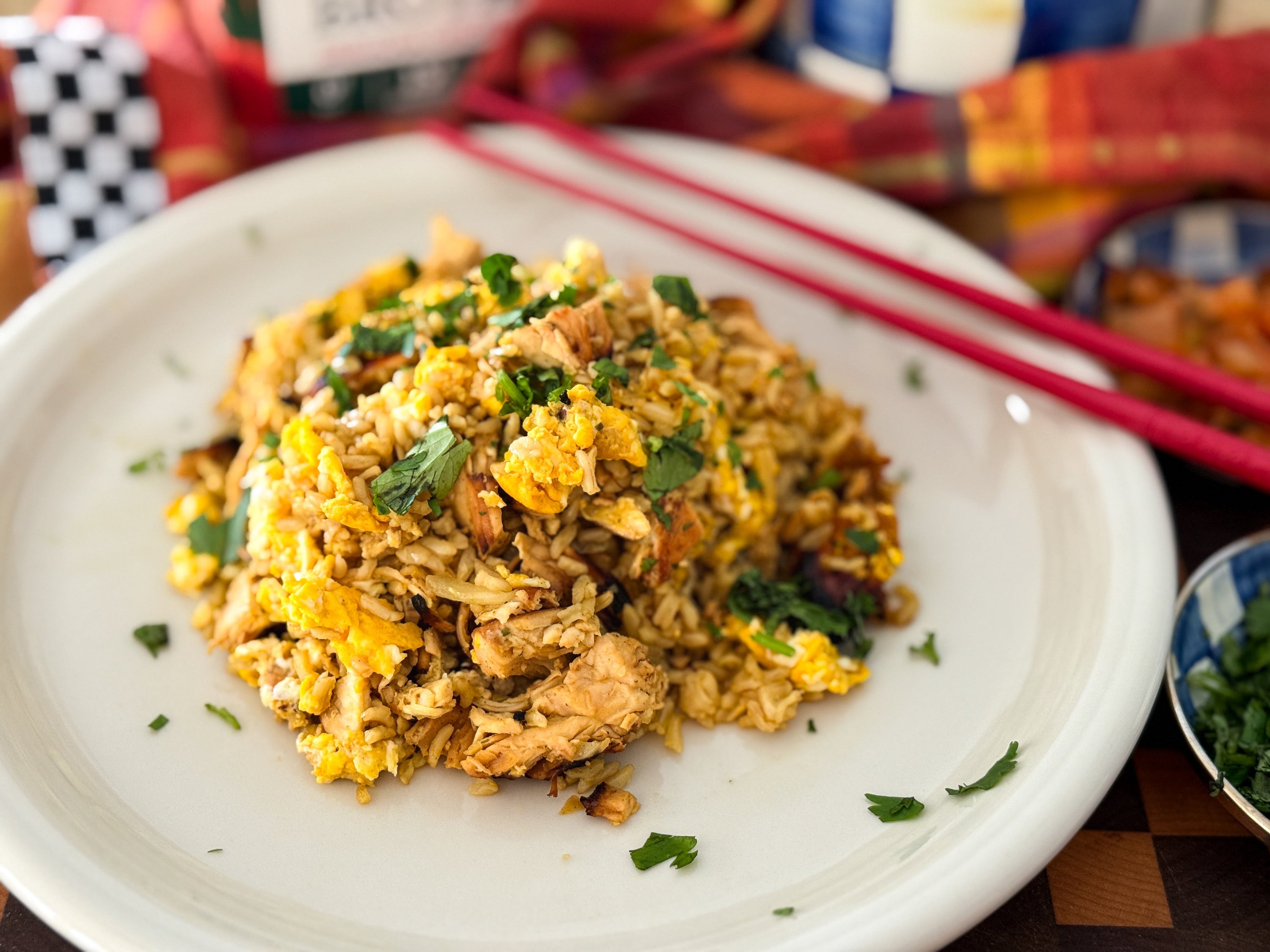 Sriracha Chicken Fried Rice