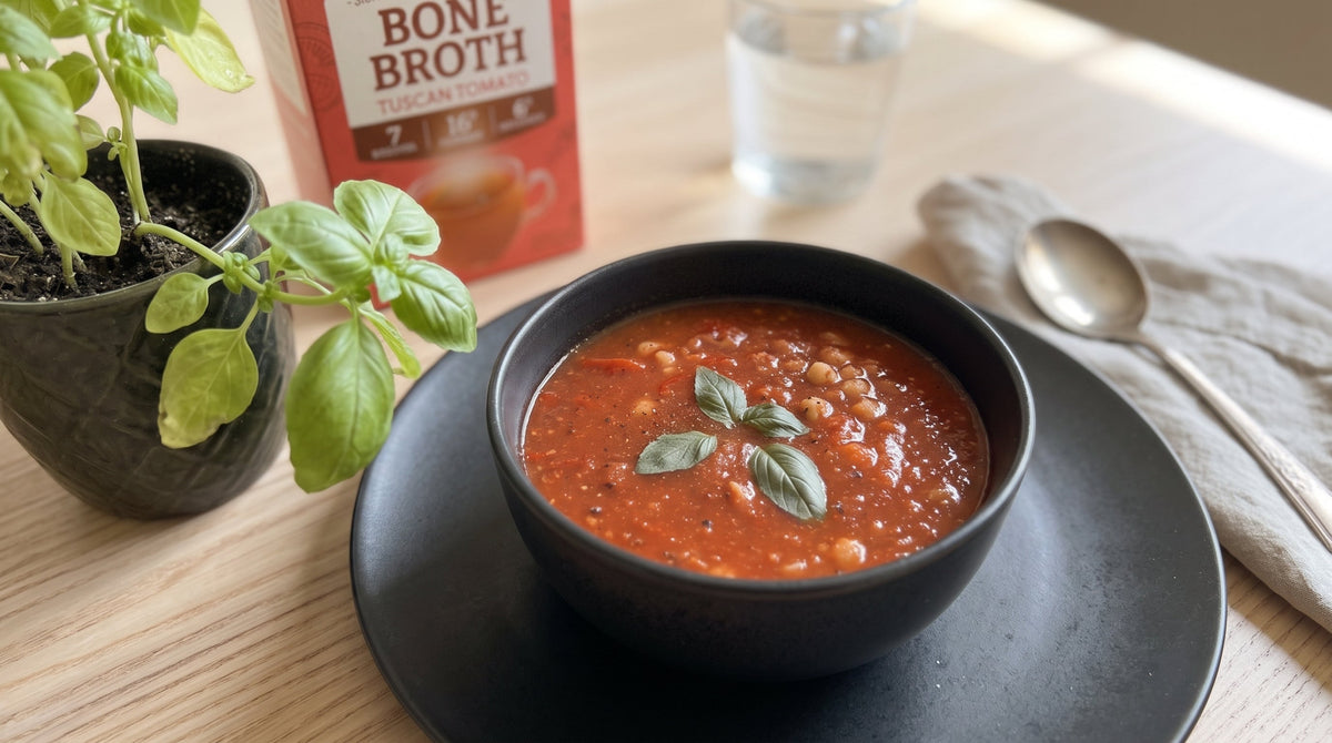Slow Cooker Easy Navy Bean and Tomato Soup