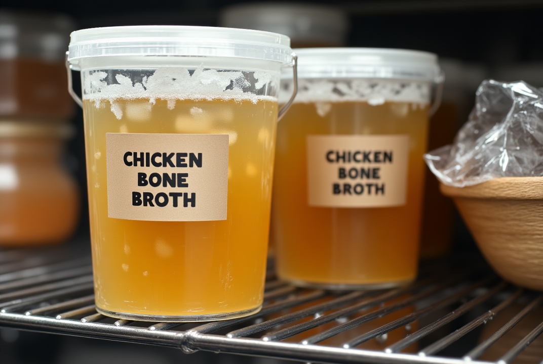 How To Freeze Chicken Broth: Step-by-Step
