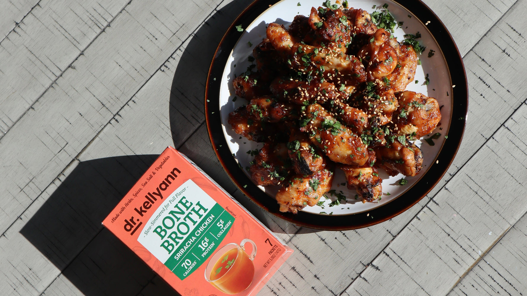 Sriracha Lime BBQ Chicken Wings