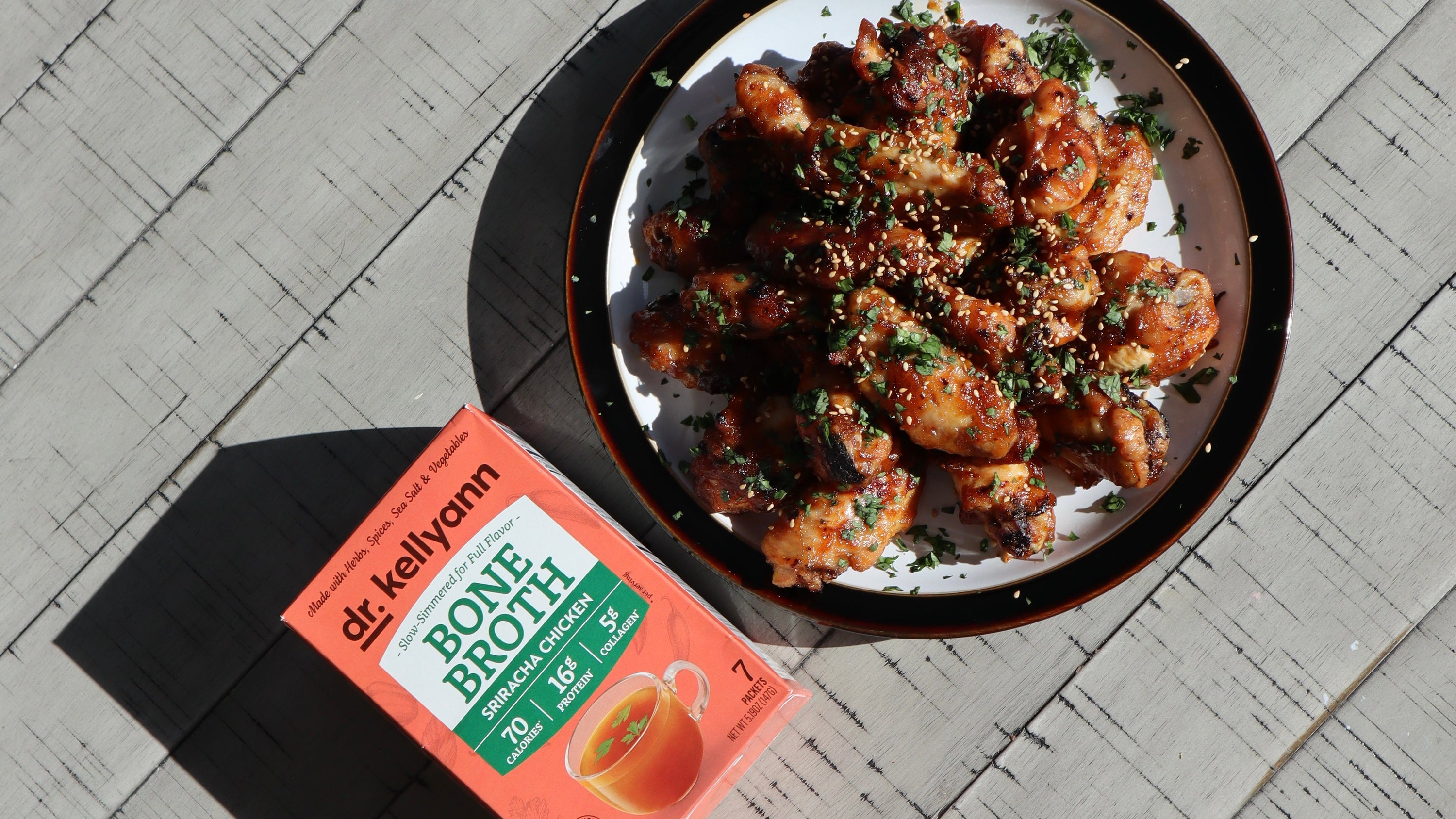 Sriracha Lime BBQ Chicken Wings