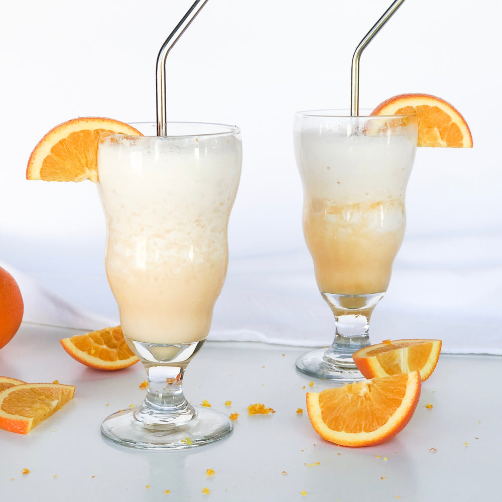 Shake de crema naranja