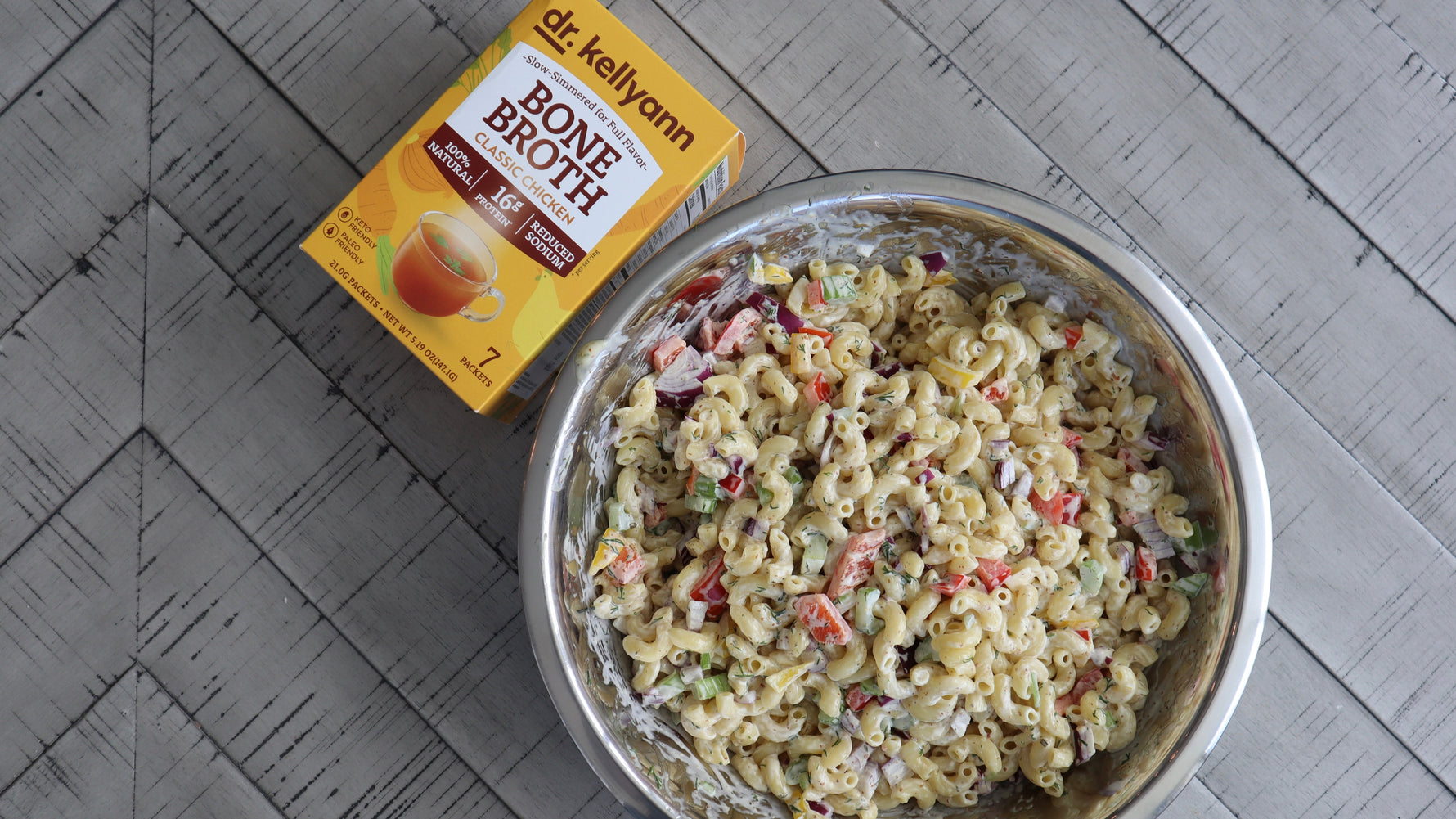 Bone Broth Macaroni Salad