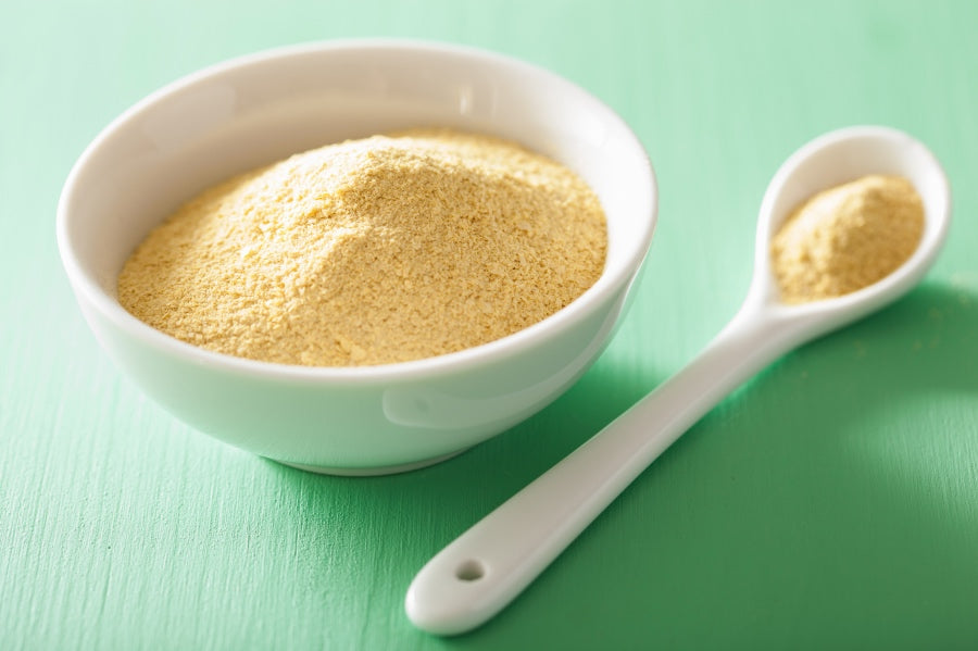 Bowl of nutritional yeast
