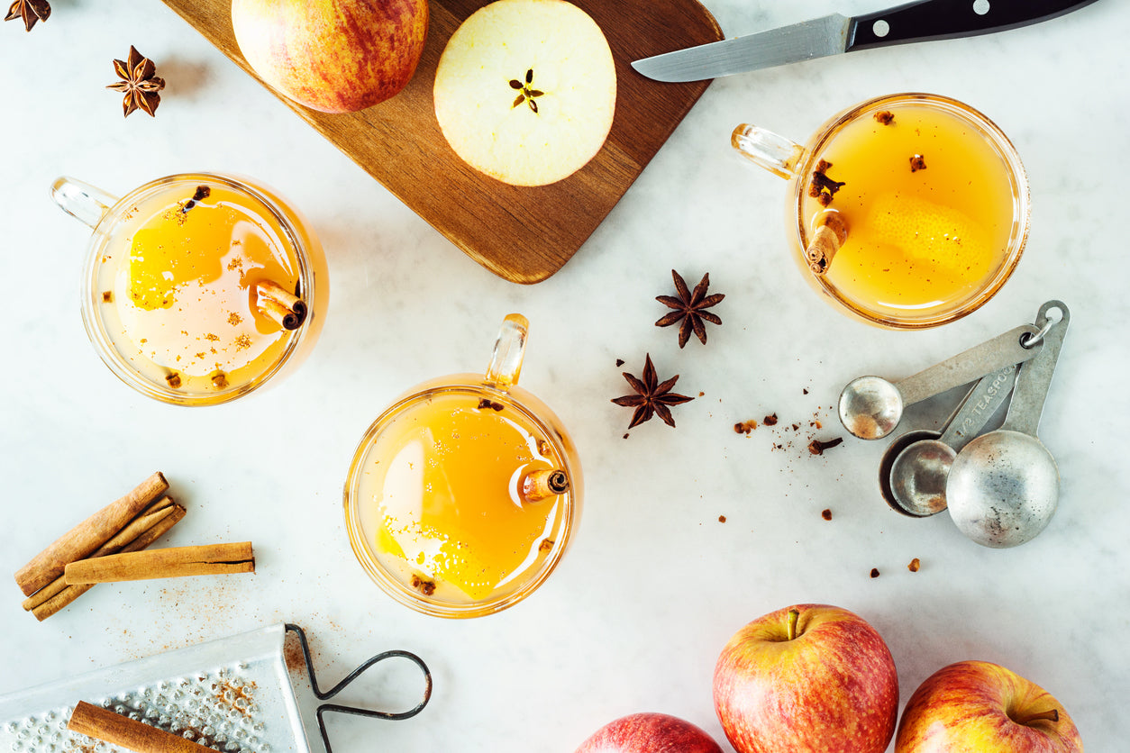 Orange Ginger Mulled Cider with Collagen