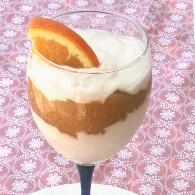 Orange and Sweet Cream Gelatin Dessert