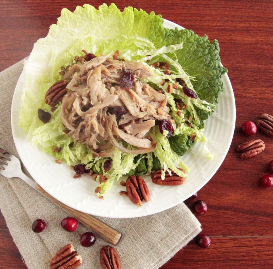 Instant Pot Pulled Pork with Cranberries and Pecans