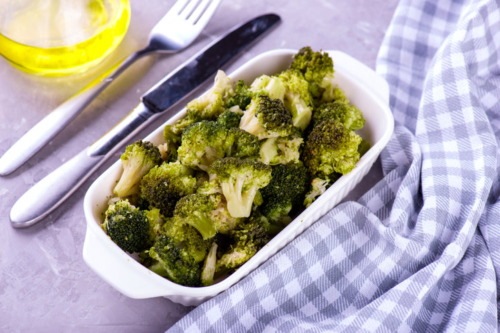 Roasted Broccoli with Lemon-Chile Sauce and Anchovy Crumbles