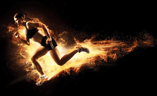 Woman running
