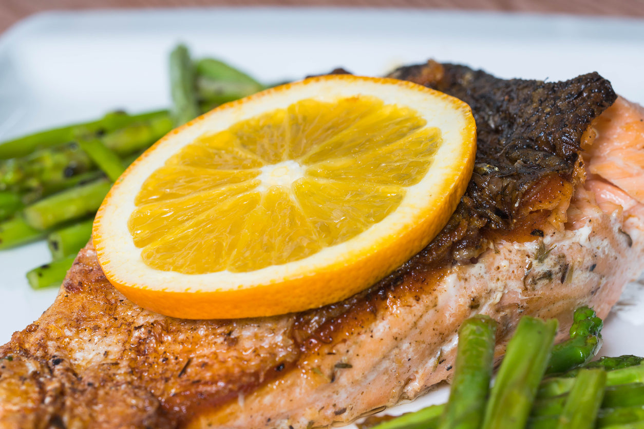 Salmon with Orange Ginger Marinade