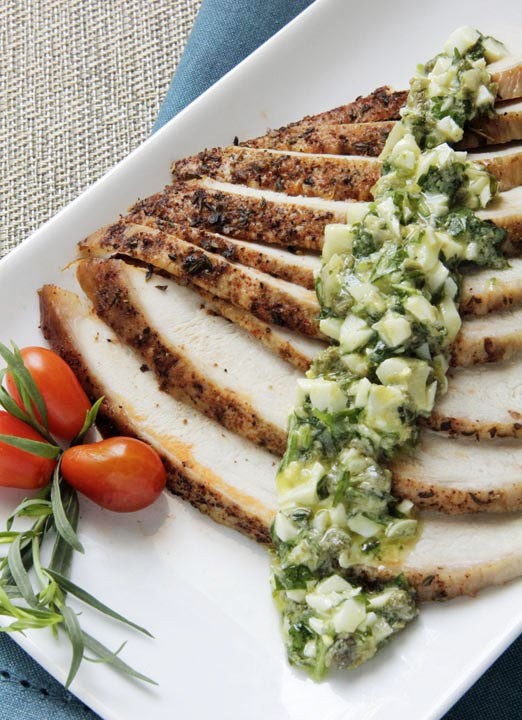 Chicken with Ravigote Sauce