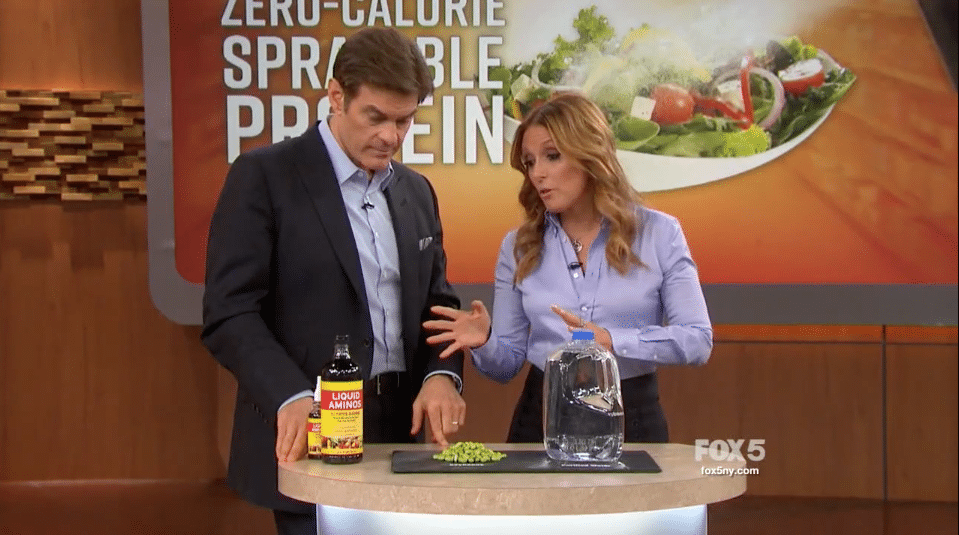 Dr. Kellyann cooking on Dr. Oz