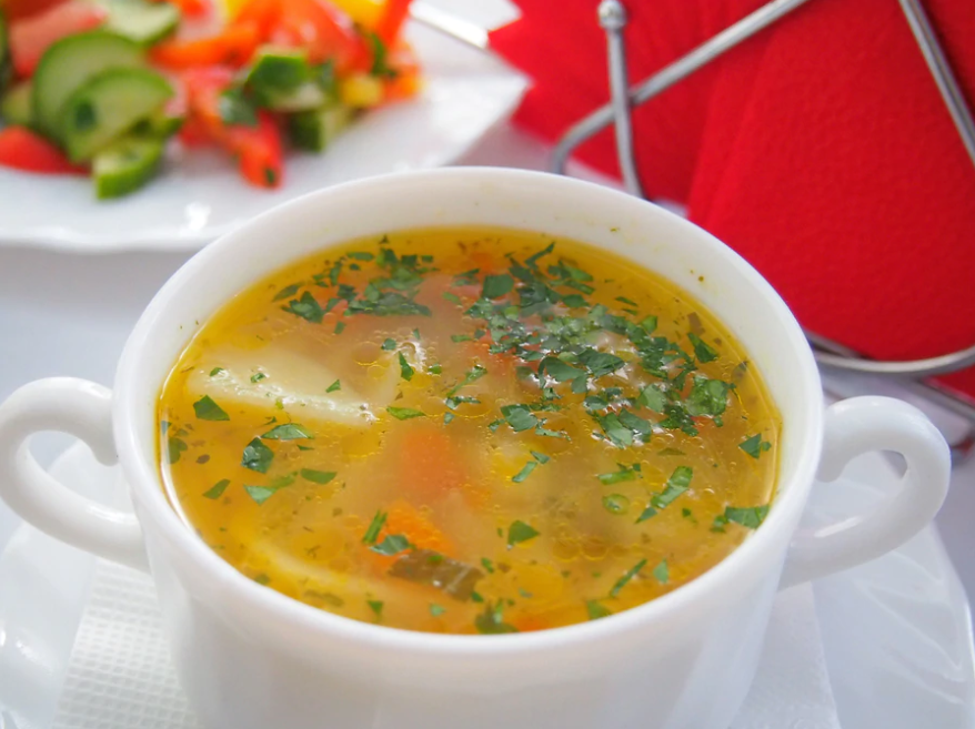 Lemony Chicken Vegetable Soup