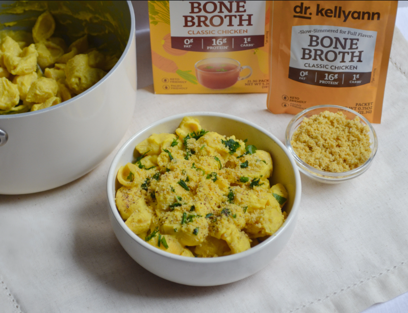 Bone Broth Butternut Squash Mac & Cheese