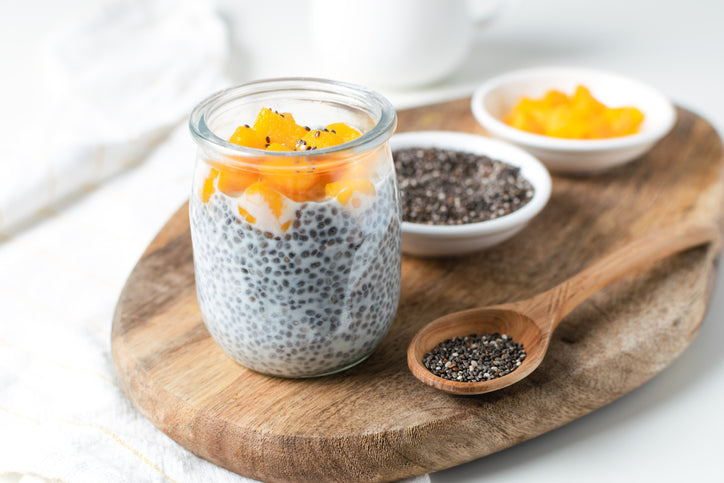 Tropical Fruit Chia Pudding