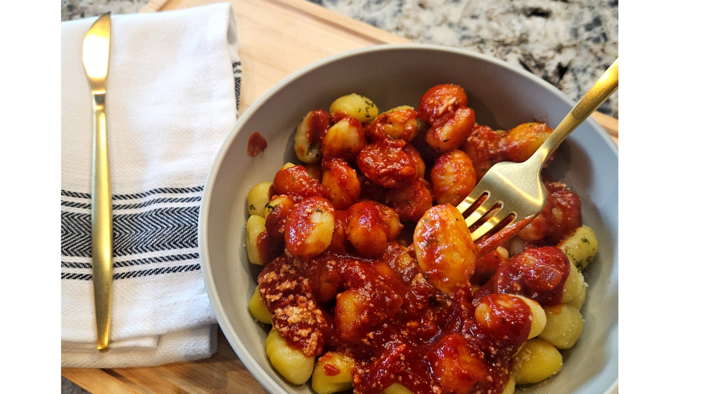 Grain-Free Gnocchi with Bone Broth Marinara Sauce