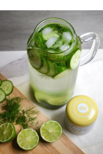Cucumber Lime Lemon Sips Spritzer